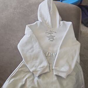 DKNY Kids' Gray Hoodie with Star Print